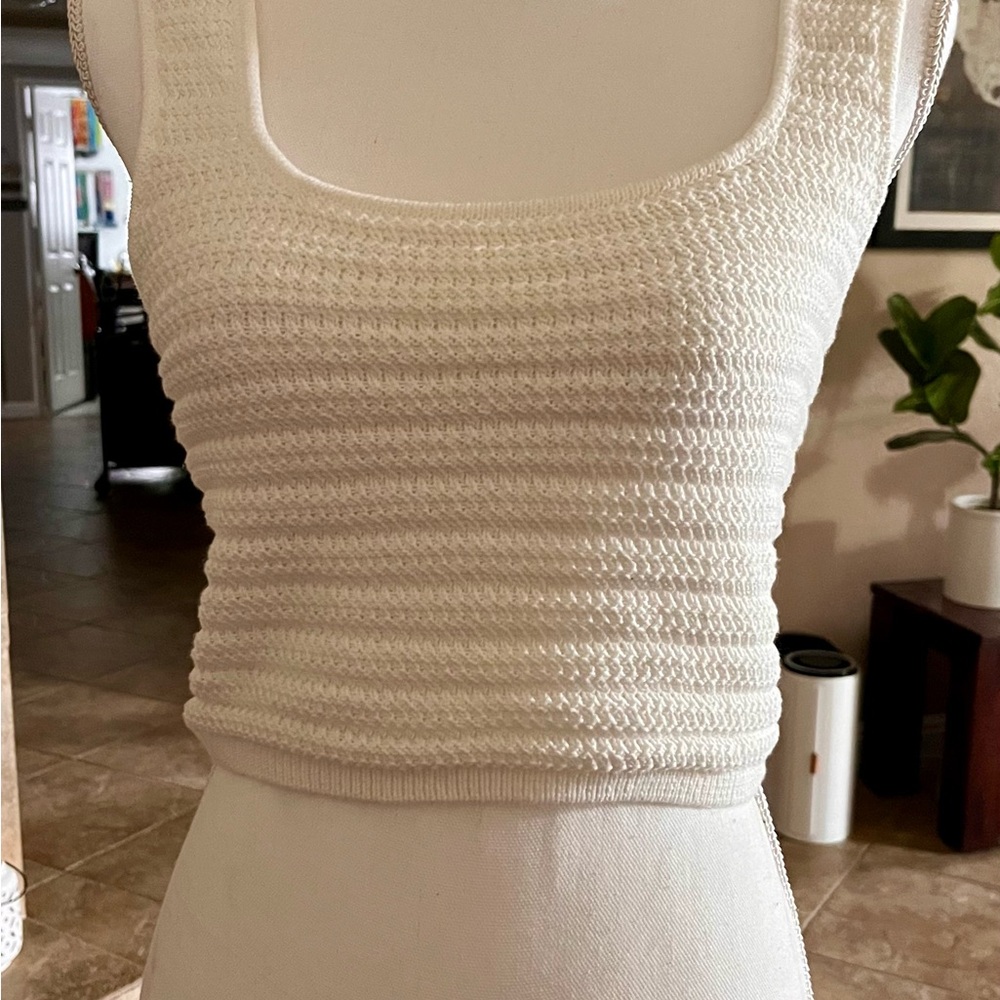 Ribbed crop top
